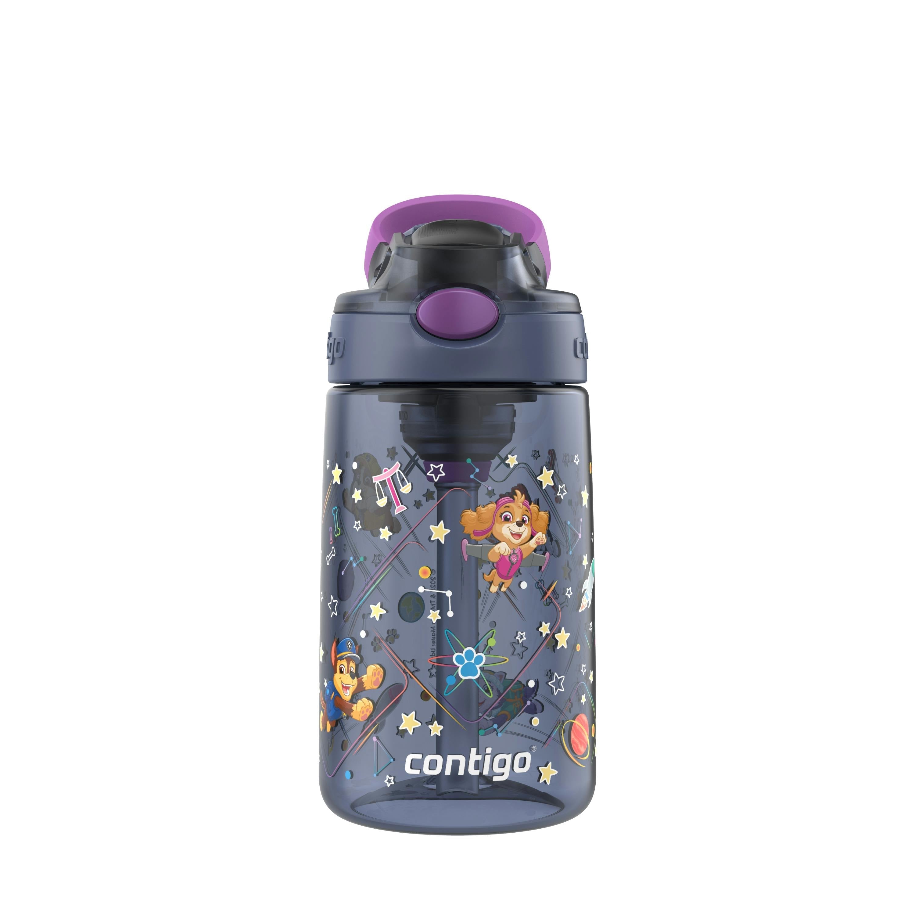 Kids Water Bottle with Redesigned AUTOSPOUT Straw, 14 oz