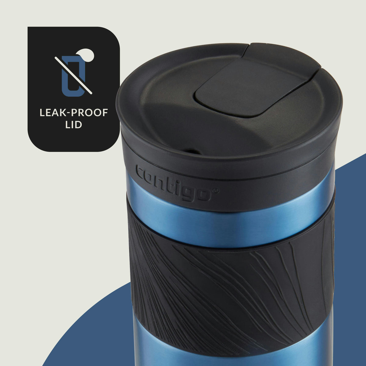 Byron 2.0 Stainless Steel Travel Mug with SNAPSEAL Lid and Grip, 20oz