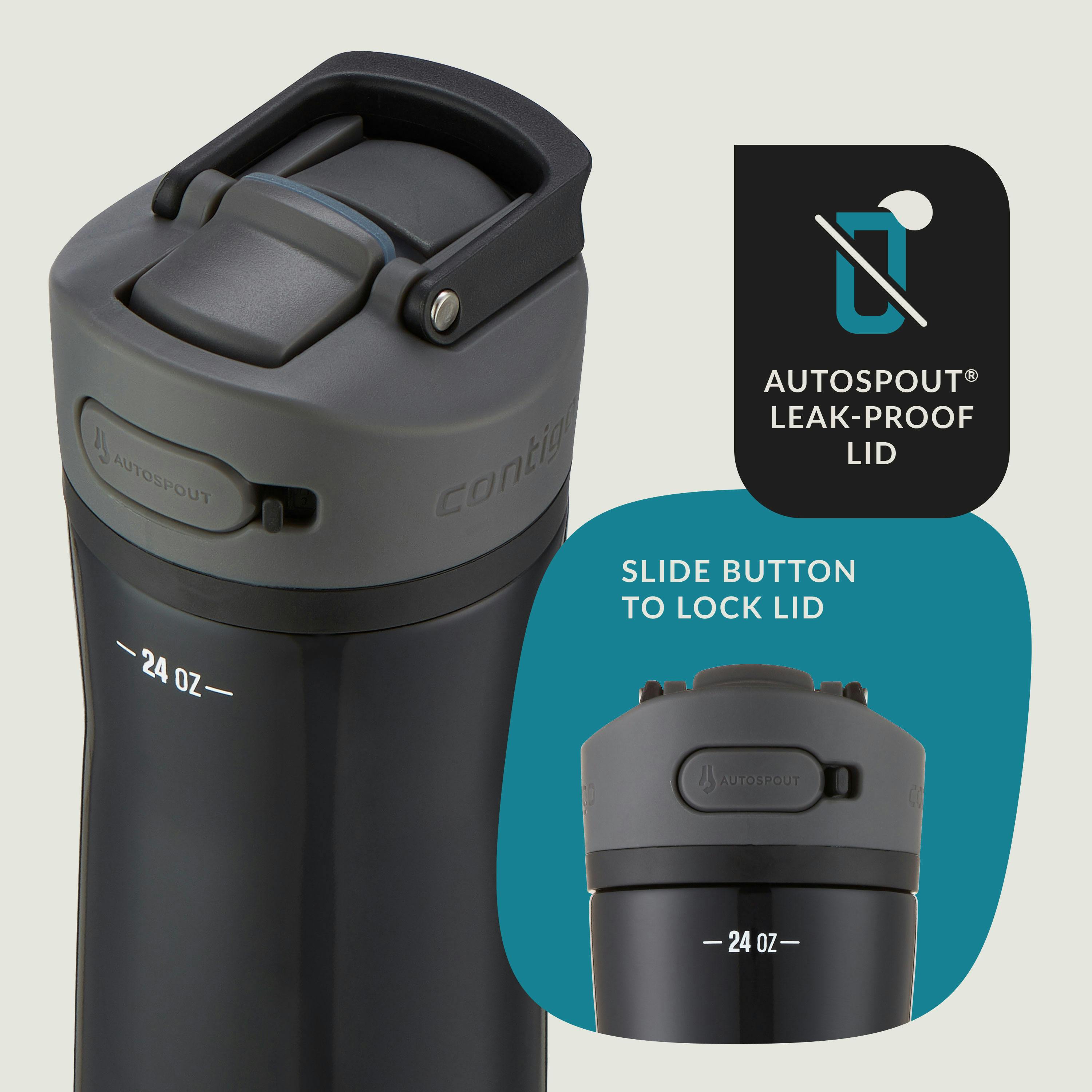 Ashland Chill 2.0 Stainless Steel Water Bottle with AUTOSPOUT Lid, 24oz