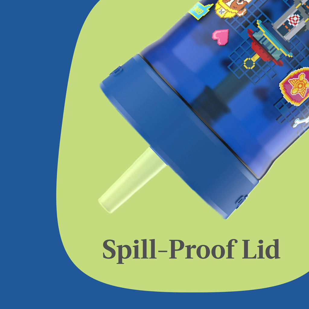 Kids’ Leighton Straw Tumbler with Spill-Proof Leak-Proof Lid, 14oz
